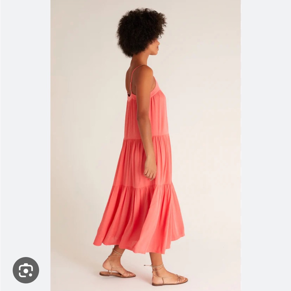 Z Supply LAILA Maxi Dress in Coral - Picture 5 of 12